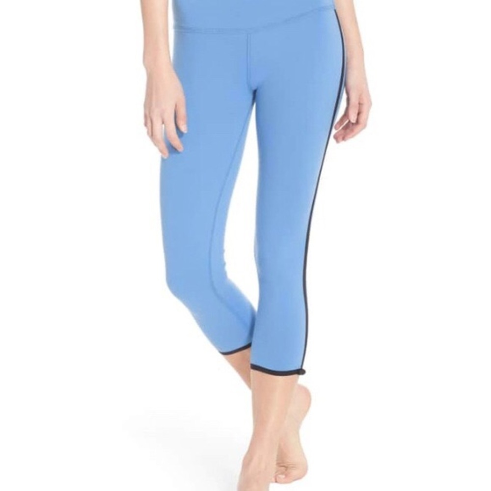 Beyond Yoga x KSNY Blue Capri Legging